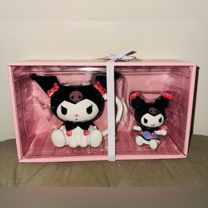 Kuromi ceramic figural mug and figurine by blue sky